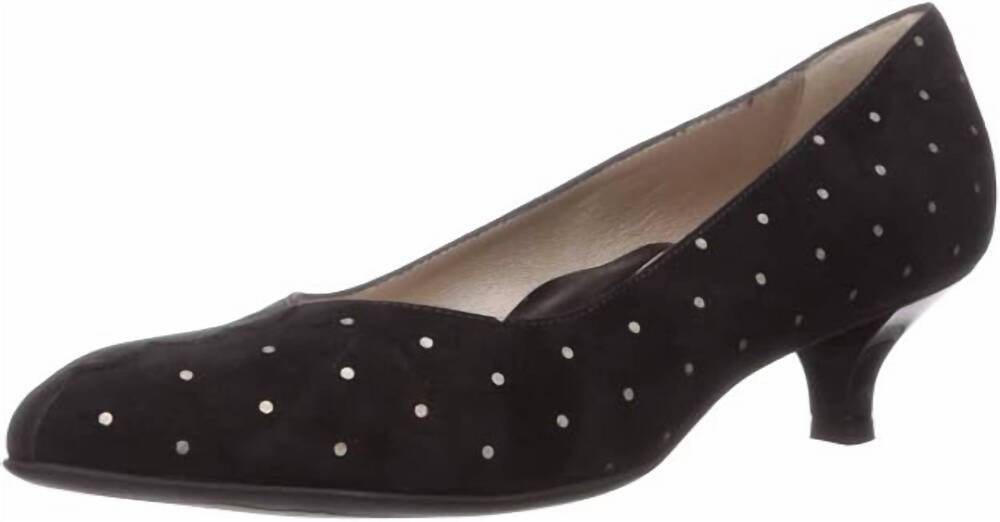 NEW BEAUTIFEEL women's sol pump sandal in black bronze puntino